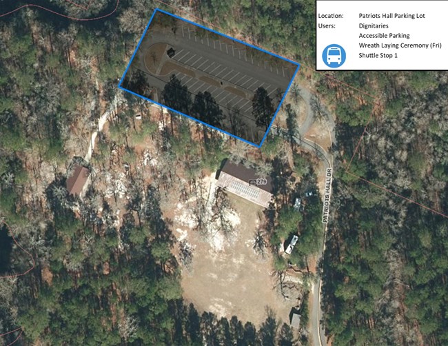 Patriots Hall Parking