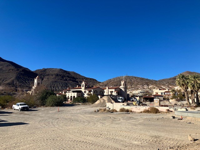 Scotty's Castle Renovations Underway