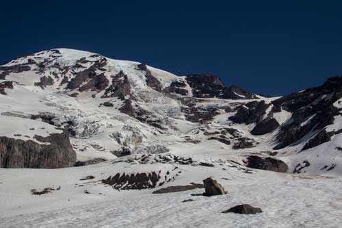 A view of the Nisqually glacier.