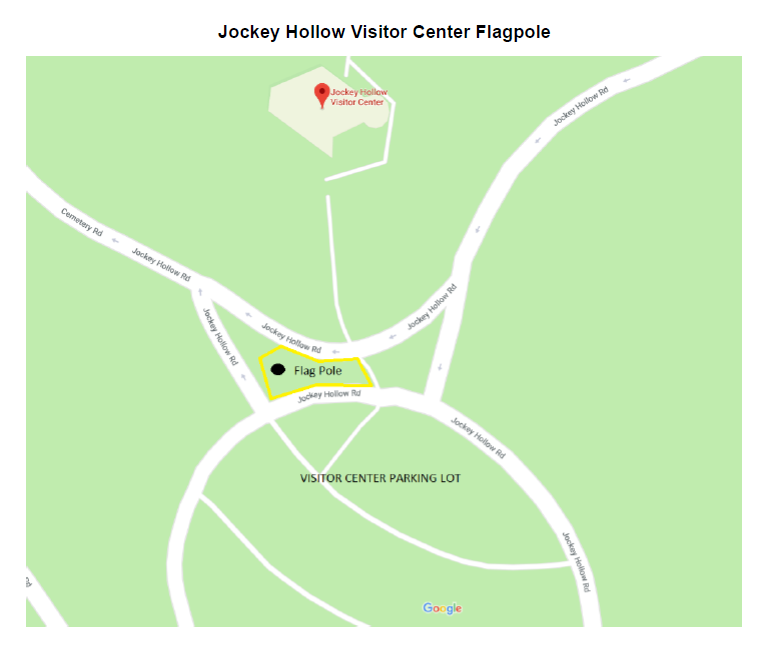 A map detailing an area for demonstrations