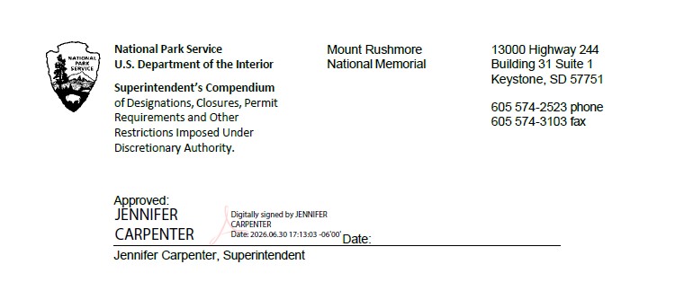 Header page of Superintendent's Compendium with Superintendent Jennifer Carpenter's digital signature.