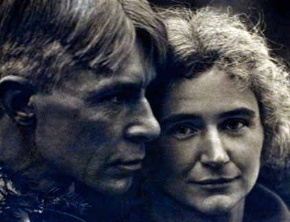 Historic photograph of Carl and Lillian Sandburg