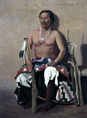 Painting of Chief Manuelito