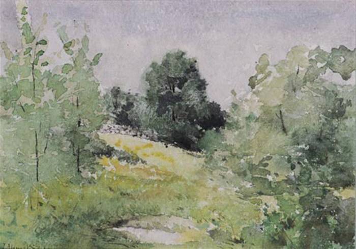 Image of painting titled Spring Landscape, Branchville