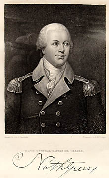 image - Mezzotint of Major General Nathaniel Greene