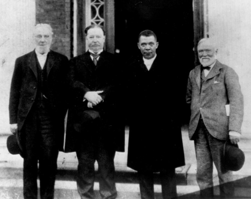 R.C. Ogden, Senator Taft, Booker T. Washington, and Andrew Carnegie