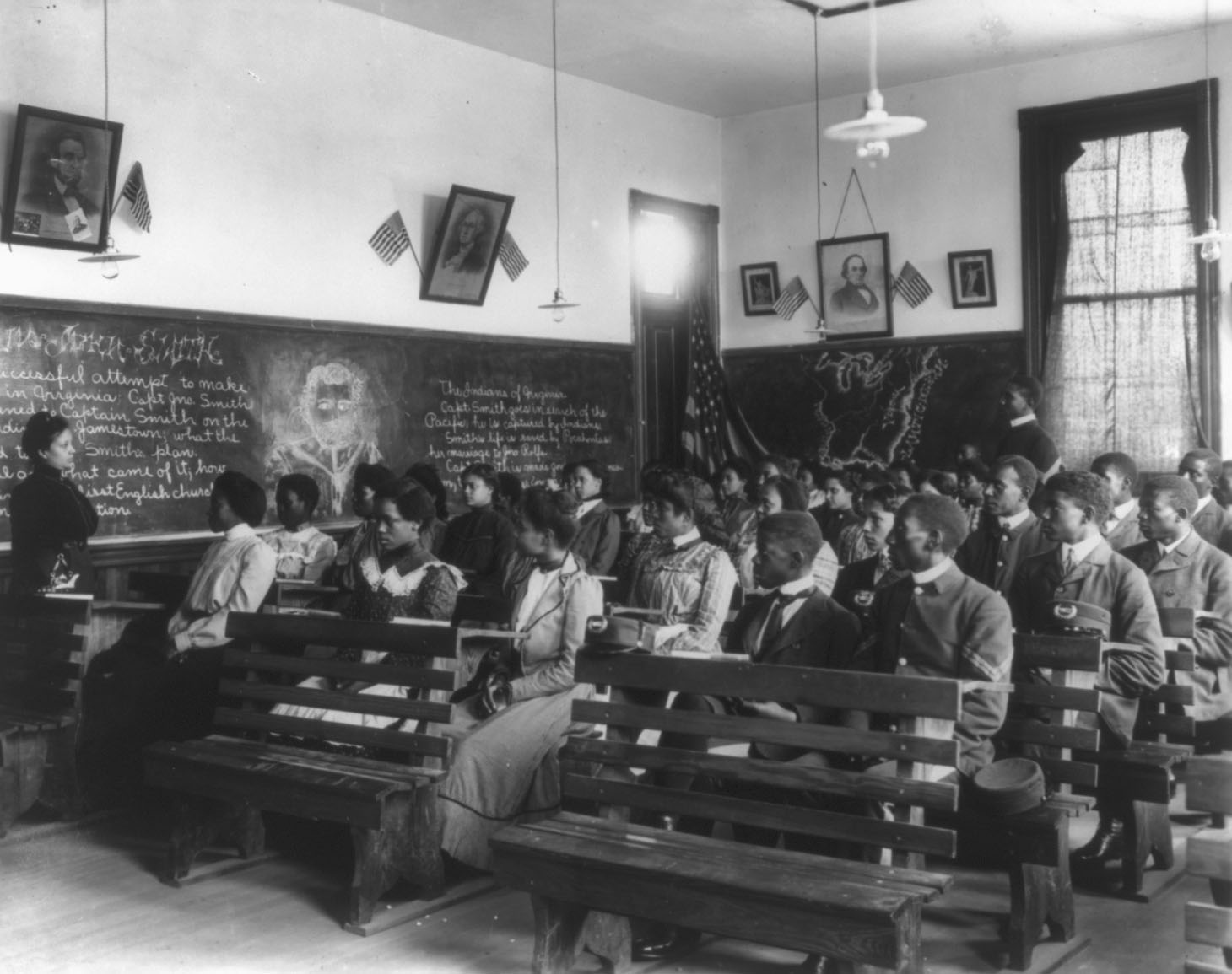 Mathematics class at Tuskegee Institute, Alabama