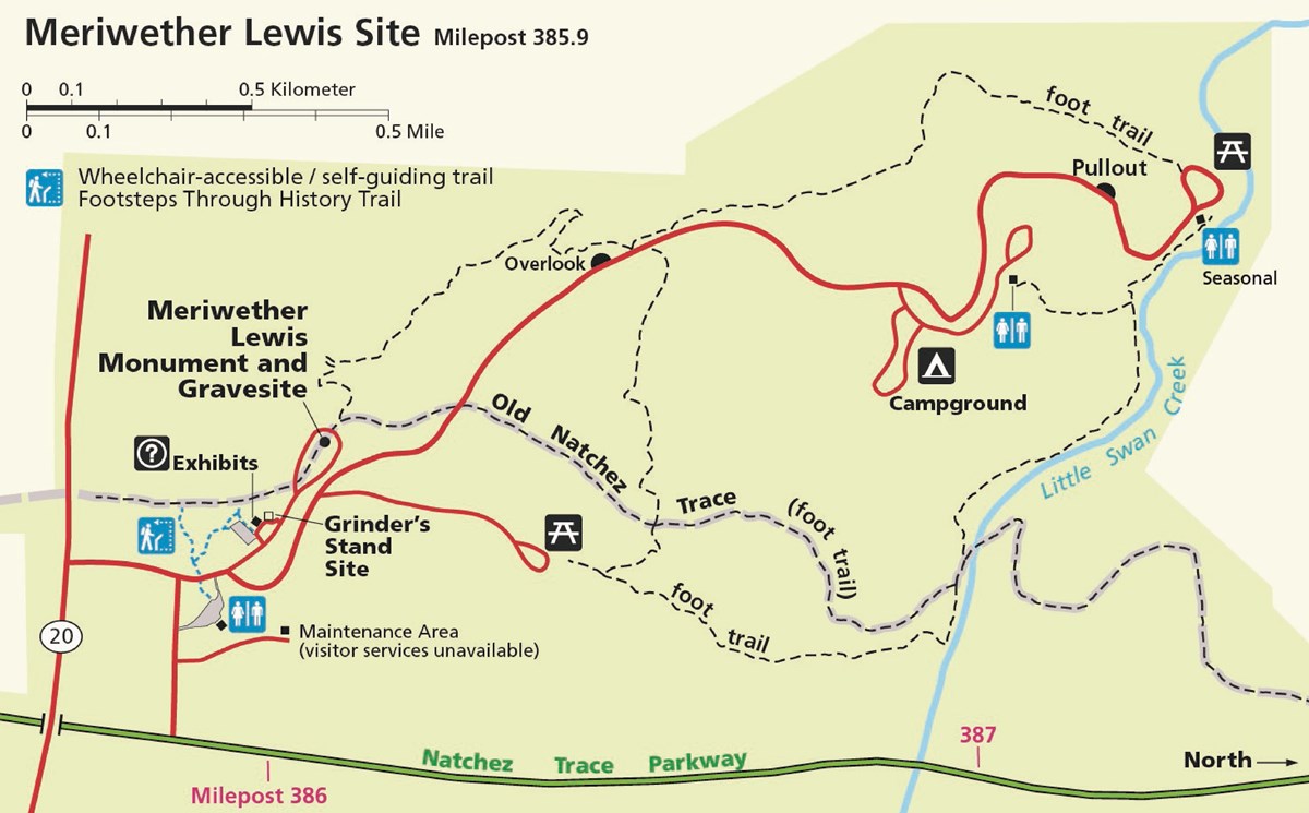 Exploring the Meriwether Lewis Site - Natchez Trace Parkway (U.S ...