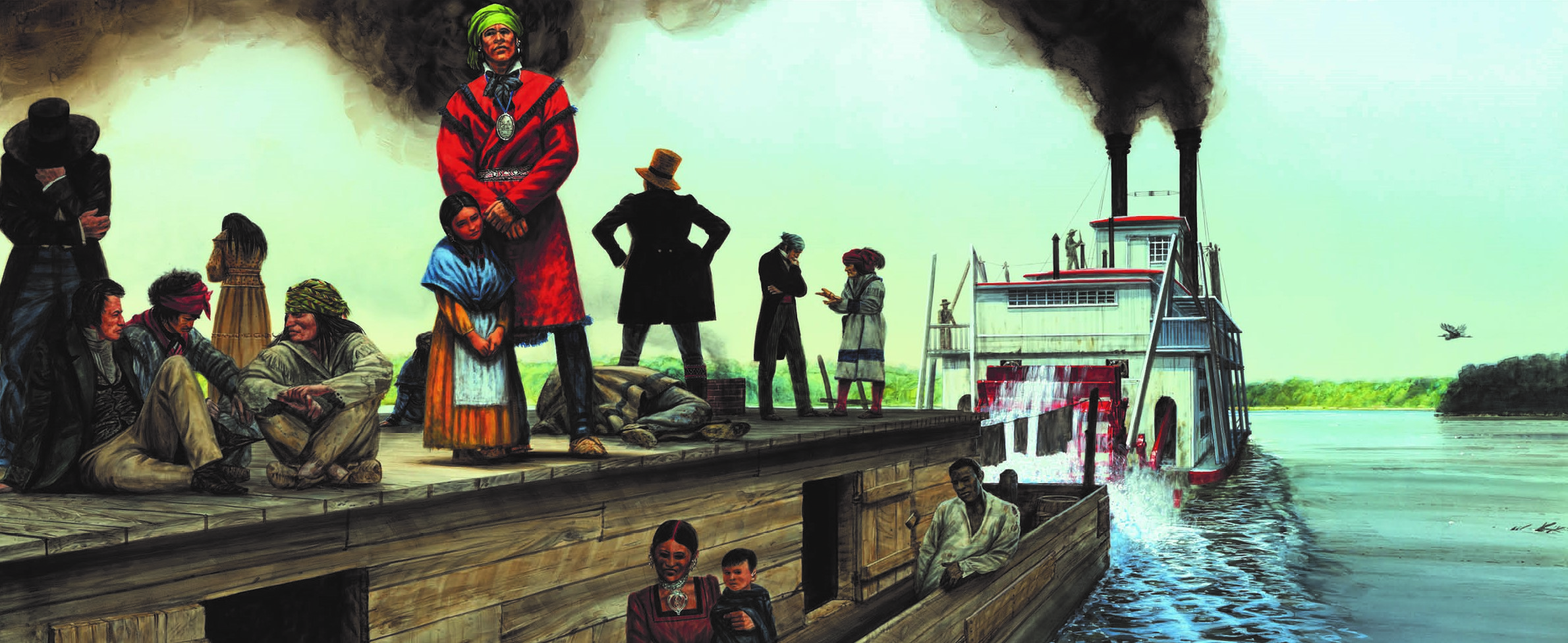 Cherokee removal—Trail of Tears—Water Route Overlook, Natchez Trace. ©Michael Haynes/NPS