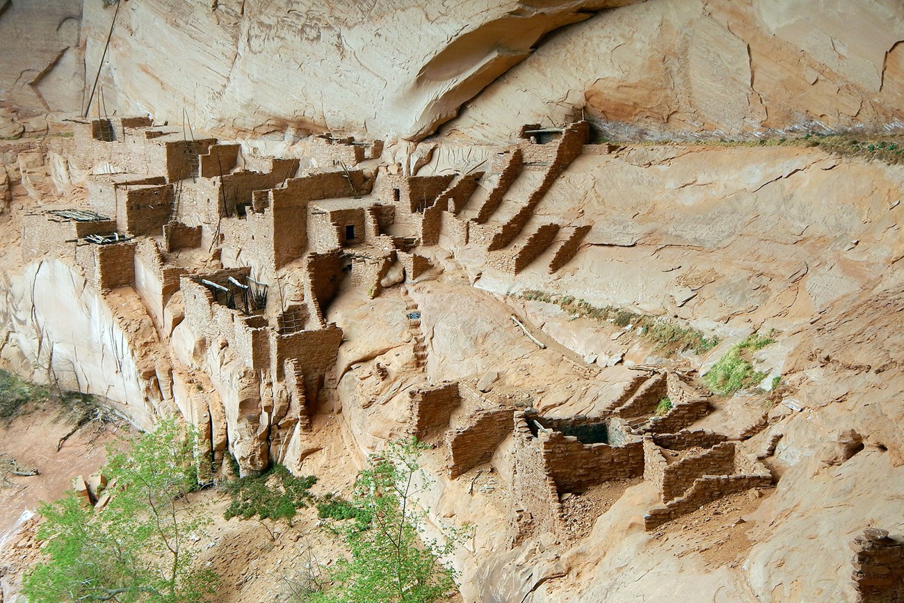 Betatakin Village is one of the three cliff dwelling sites protected by NPS.
