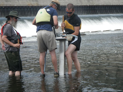 volunteers assisting with LTEMS