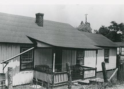 historic photo of a house
