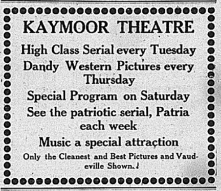 old theater flier