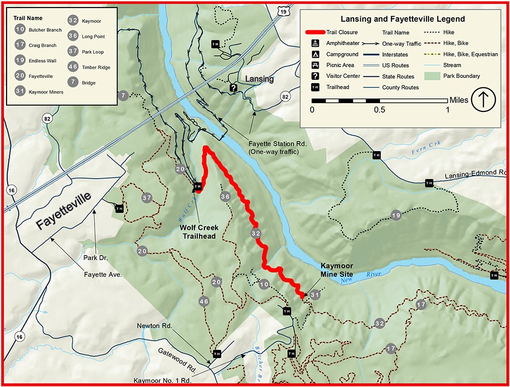 Kaymoor Trail Closure Announced - New River Gorge National River (U.S ...