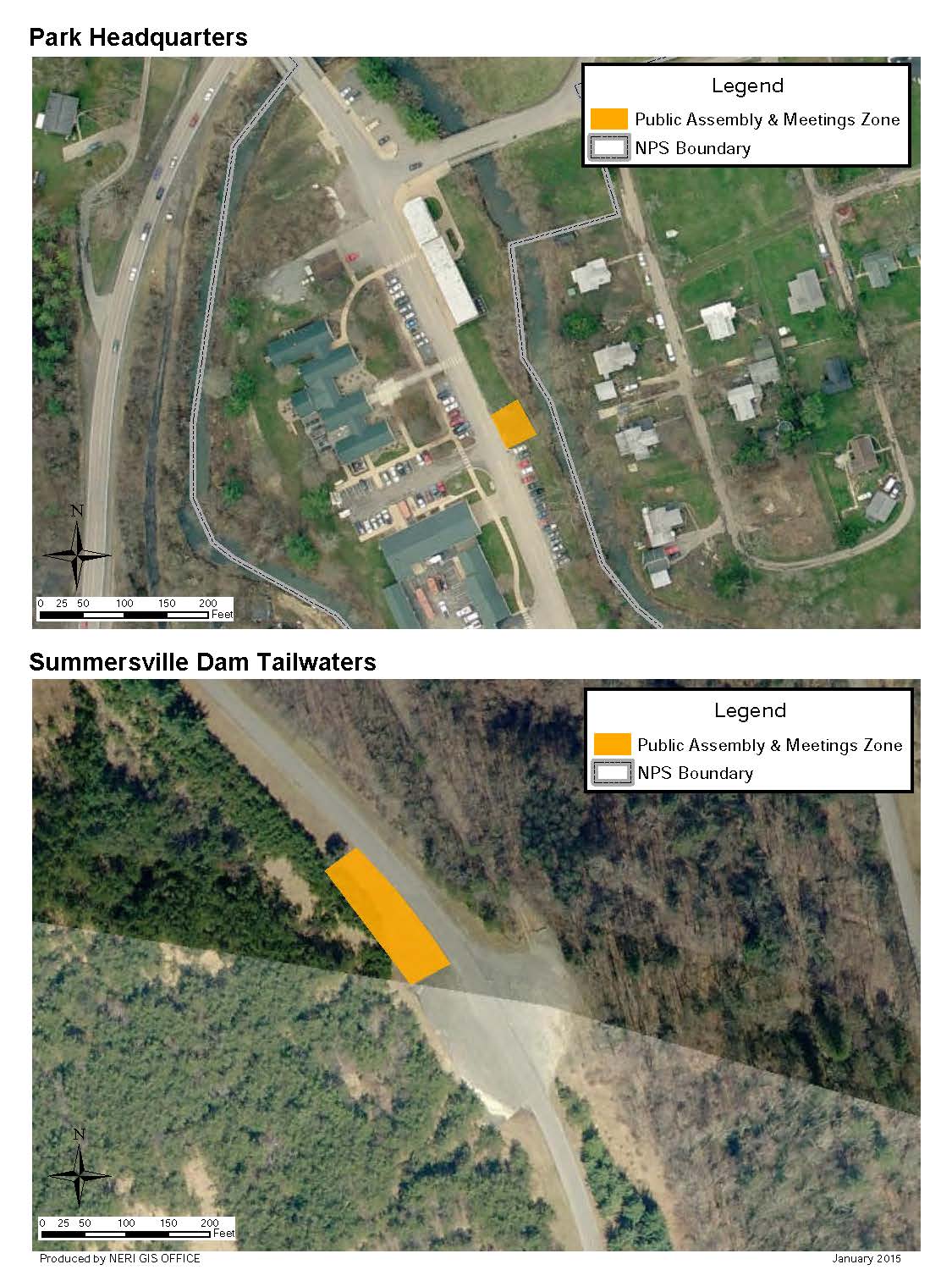 Public Assembly Map Park HQ and Gauley Tailwaters
