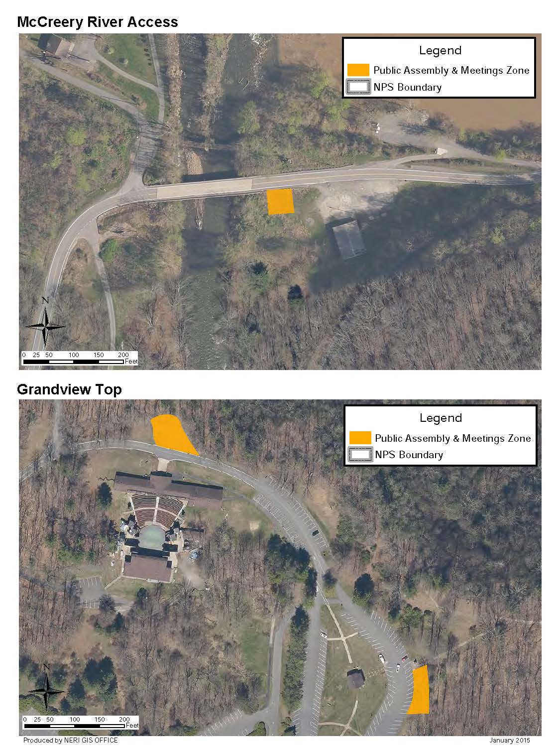 Public Assembly Map for McCreery and Grandview