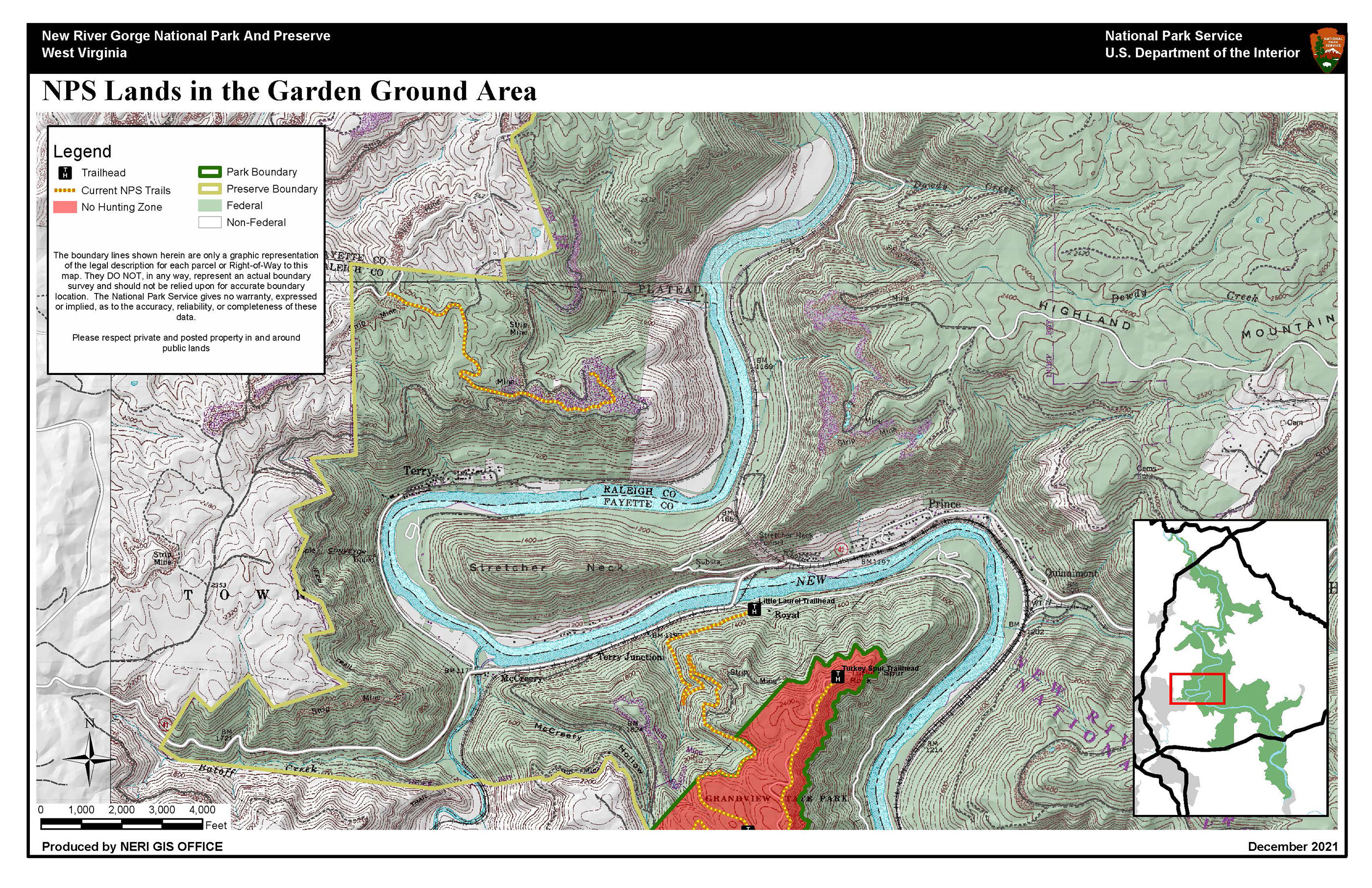 Hunting Area Map - Garden Ground