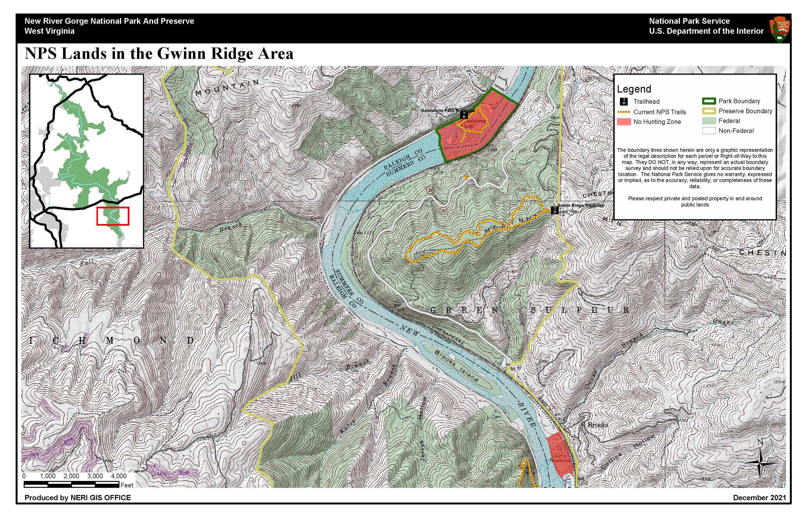 Hunting Map - Gwinn Ridge