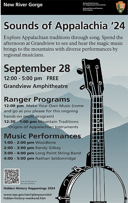 Sounds of Appalachia Music Festival poster