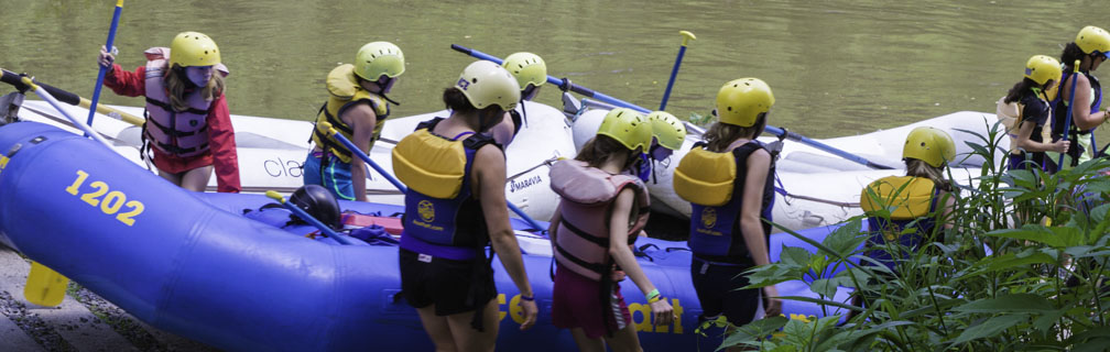 rafters getting ready to launch