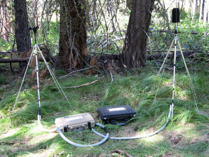 Monitoring equipment at Rainbow Loop. Image Credit: NPS/NOCA