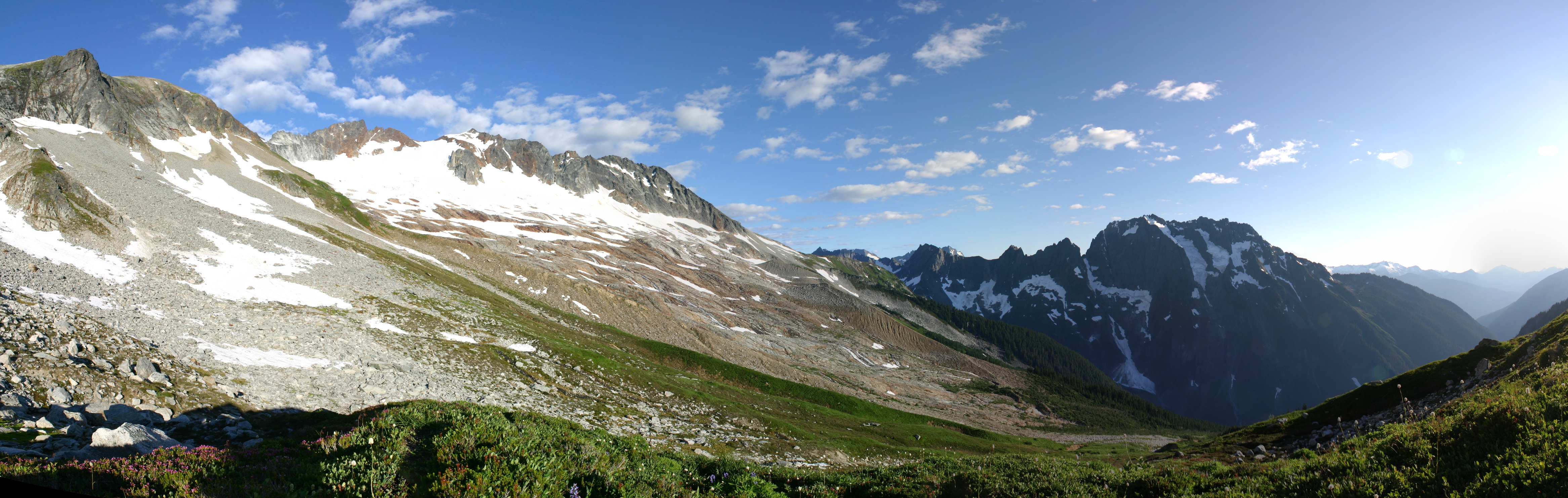 Panorama of Sahale and Johannesburg mountains