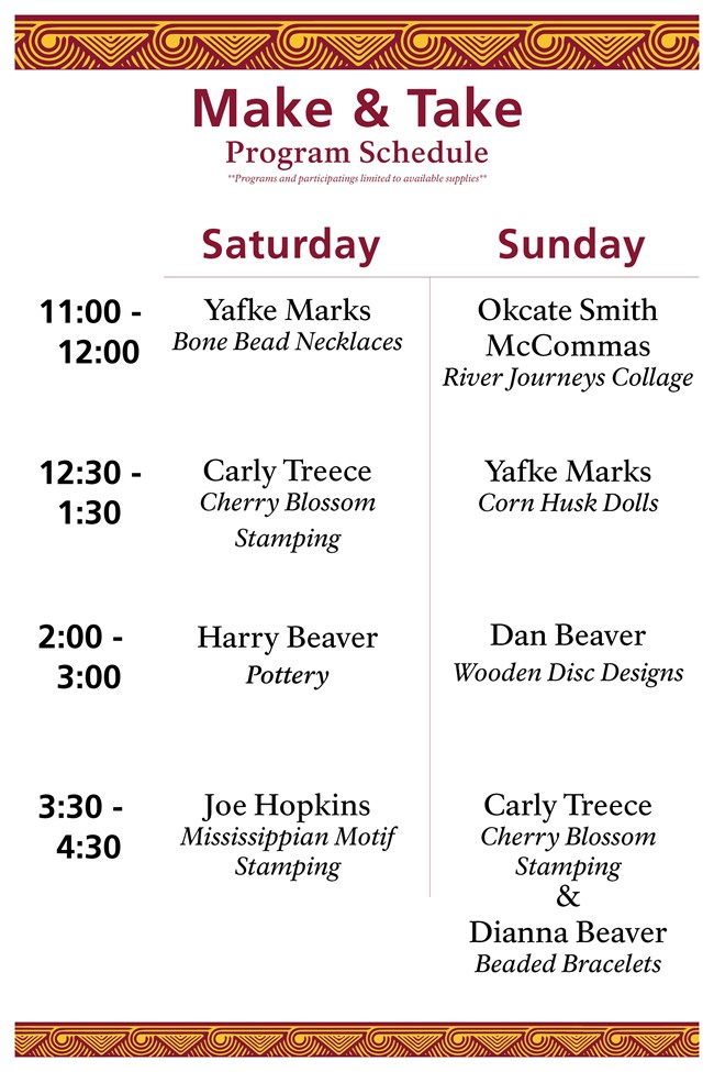 FY25 Make & Take Schedule