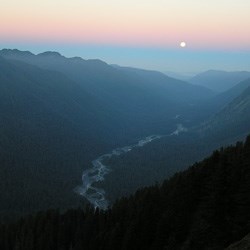 Hoh River from High Divide