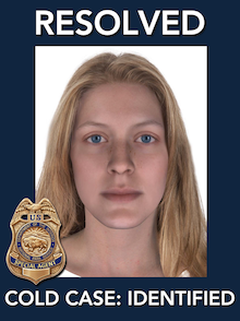 A forensic anthropology exam and CT scan of the victim's skull helped forensic artists create a digital facial reconstruction of what this victim of a long-ago homicide may have looked like.