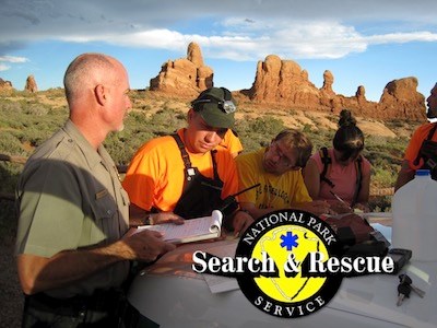 National Park Service search-and-rescue (SAR) responders.
