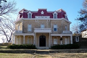 Main House of Spring Hill Ranch, Kansas