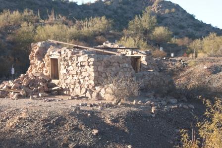remains of  the store at victoria mine