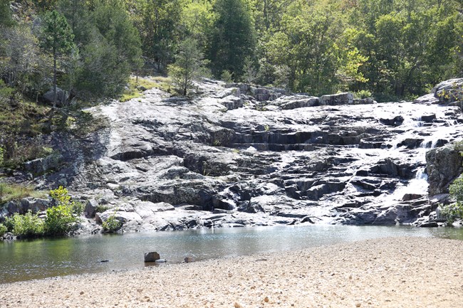 rocky falls waterfall