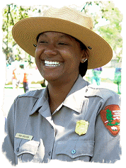 Young woman ranger