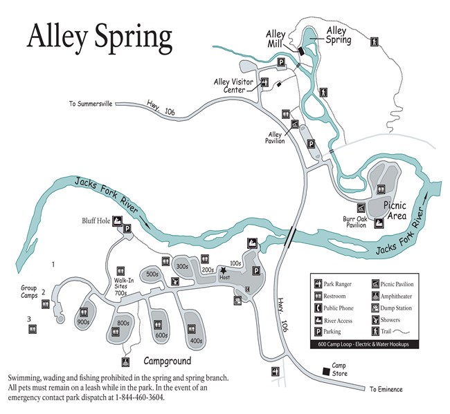 Alley Spring Campground - Ozark National Scenic Riverways (U.S ...