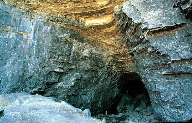 A huge cave
