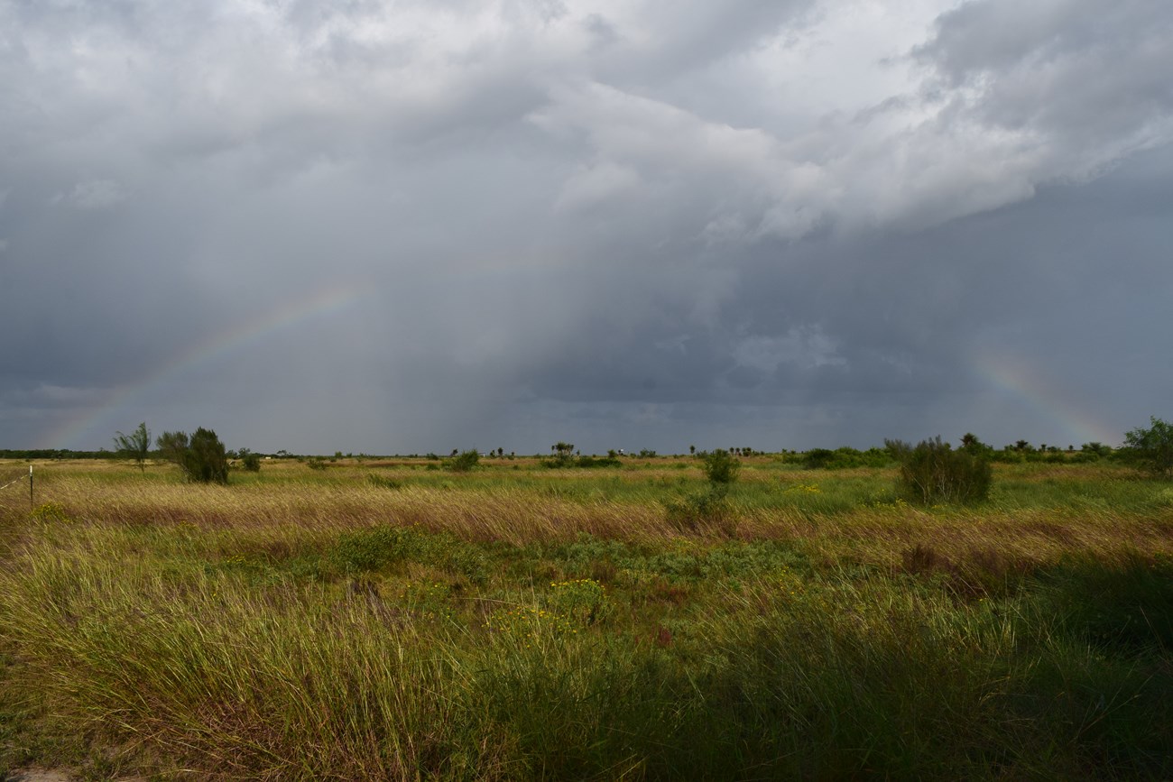 rainbow over the battlefield