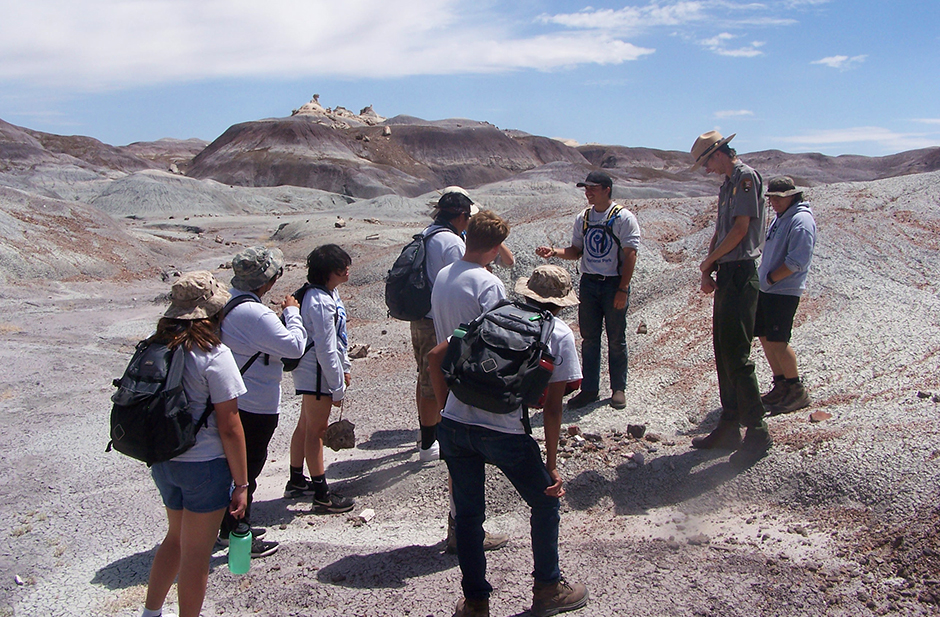 YCC Hiking and Learning About the Park