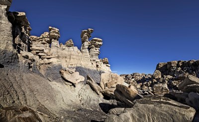 Hoodoos in Devil's Playground, Petrified Forest National Wilderness Area