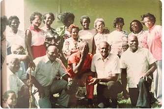 Children of Silas Jones with spouses, descendants of George Jones