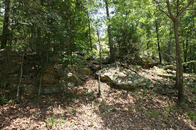 Rocks below the East Overlook.