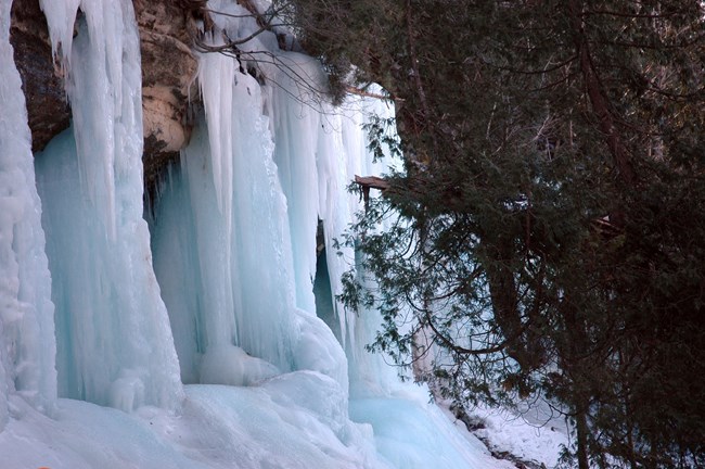 Ice Formations within Pictured Rocks National Lakeshore