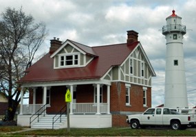 The former Munising Range Light Auxiliary Station is now part of Pictured Rocks National Lakeshore.
