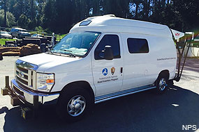 Federal Lands Highway Road Inventory Program Van.