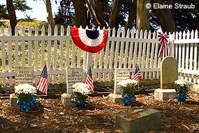 Historic U.S. Life-Saving Service Cemetery near the G Ranch in Point Reyes National Seashore © Elaine Straub