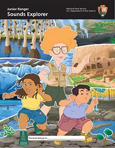 Image of the cover of the Junior Ranger Sounds Explorer booklet