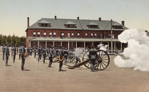 Main Post artillery drill