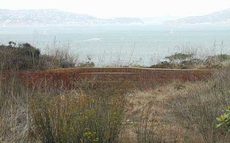 A Battery East emplacement today.