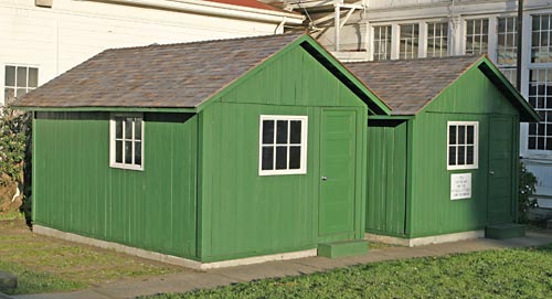 Earthquake cottages at the Presidio today