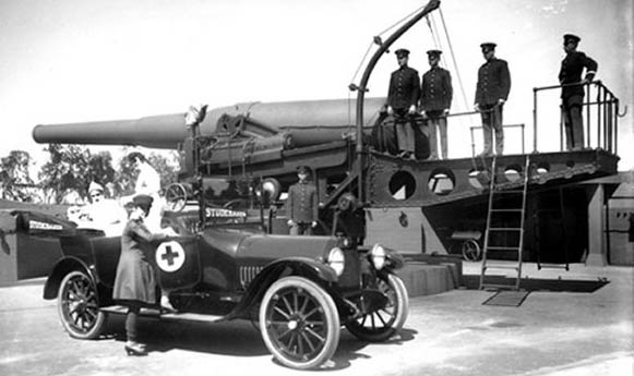 12-inch gun at Battery Saffold